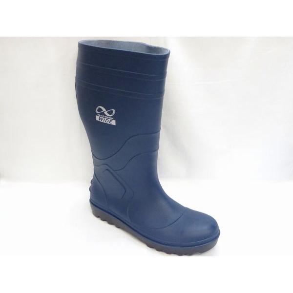 6L(31-32cm) 太筒先芯入り長靴 FX875 NV ネービー ゴム長  big-b