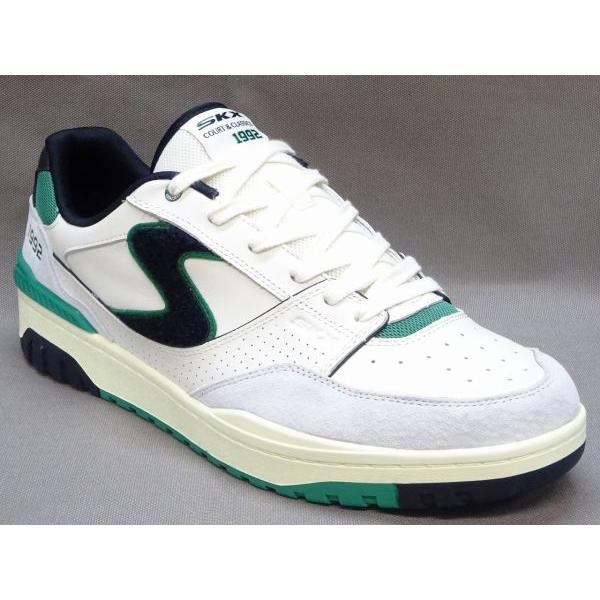us 14 (32cm) スケッチャーズ S-1992 254172-OWGN ホワイト/グリーンブラック スケッチャーズ  big-b