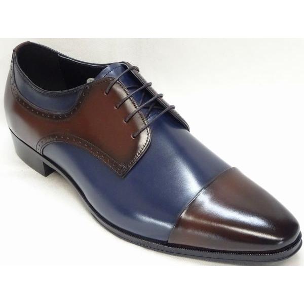 28.5cm(us12.0) LANVIN ランバン LVK1015XR DB/NV ダークブラウンネービー マドラスブランド  big-b