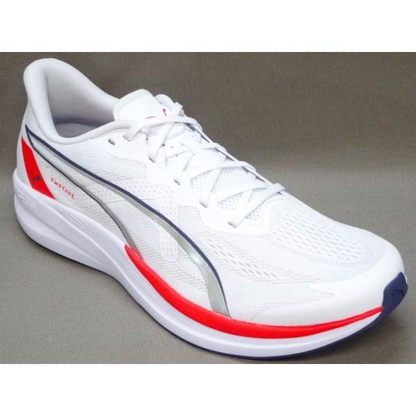us 13 (31cm) プーマ FORGE SPEED PRO WIDE 314330-02 ホワイト/シルバーレッド プーマ  big-b