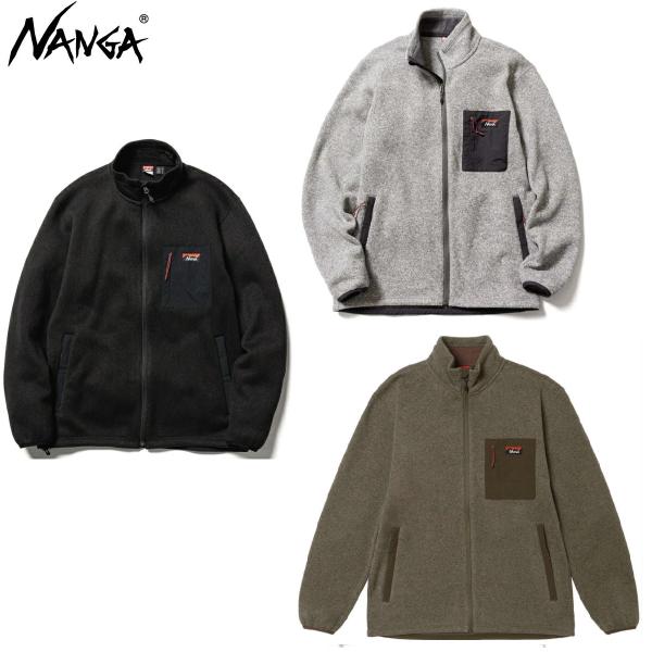 NANGA ナンガ ポーラテックフリース ジップブルゾン ブラック メンズ M NANGA (ナンガ) POLARTEC FLEECE ZIP BLOUSON / ポーラテック