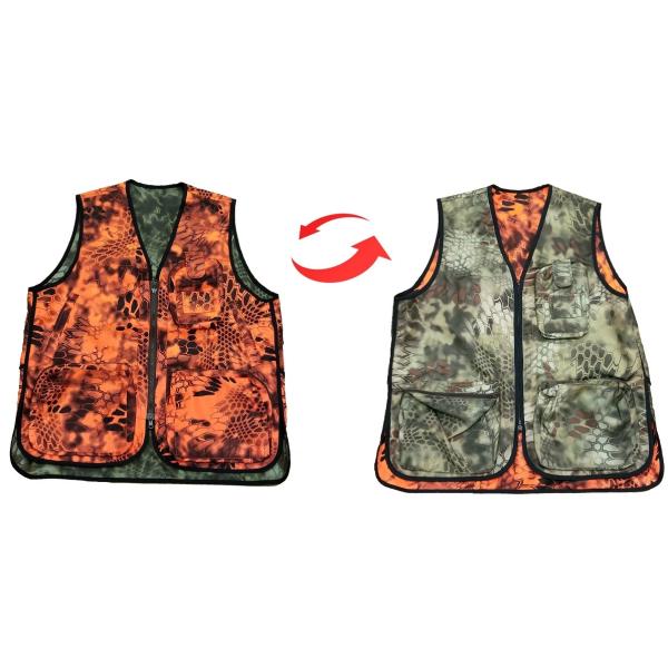 TAGAMI (タガミ) リバーシブルベスト/クリプテック迷彩/猟用ベスト