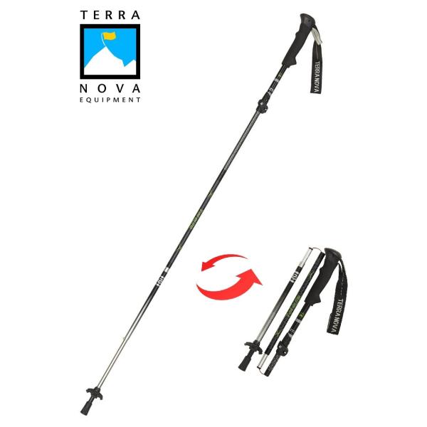訳あり テラノヴァ TERRA NOVA トレイルエリート 57TEP 2本セット 折りたたみ式 トレッキング ポール ストック 登山 アウトドア Amazon | TERRA NOVA(テラノバ) トレイルエリート コンパクト