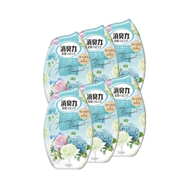 他サイト： 消臭力 [まとめ買い] 玄関 リビング 部屋用 置き型 エアリーブーケ 400mL×6個 お部屋の消臭力 部屋 寝室 消臭剤 消臭 芳香剤の商品画像