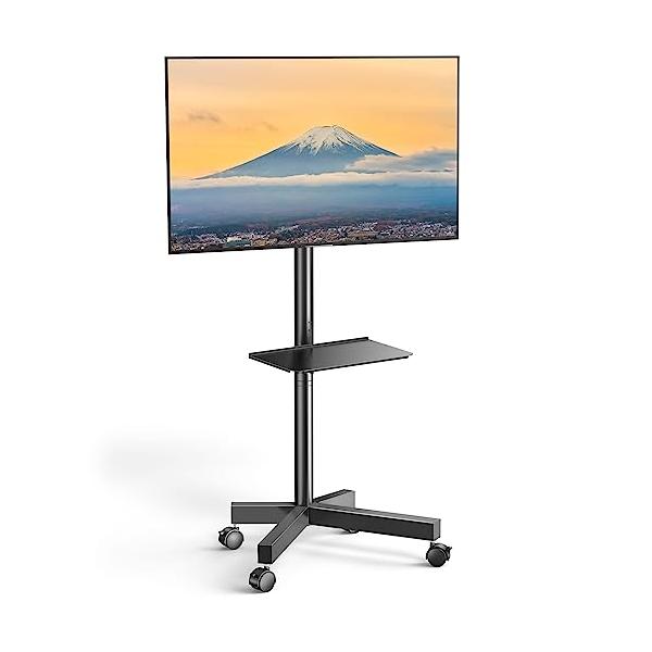 他サイト： Perlegear テレビスタンド テレビ台 キャスター付き 壁寄せ ハイタイプ tvスタンド tv stand 23~60インチ対応 VESA/横100?400mm/縦100?400mm 耐荷の商品画像