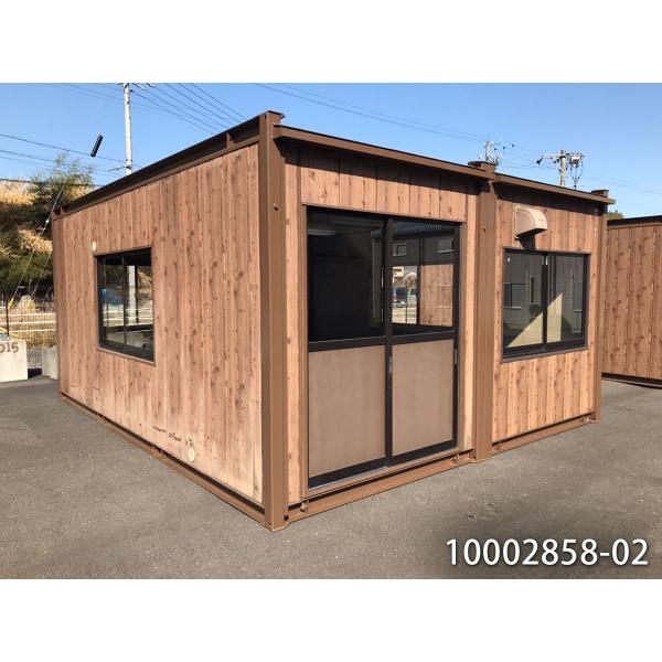 中古ユニットハウス 中古プレハブ 中古コンテナ 5.6m 2連棟 7.9坪 15.8