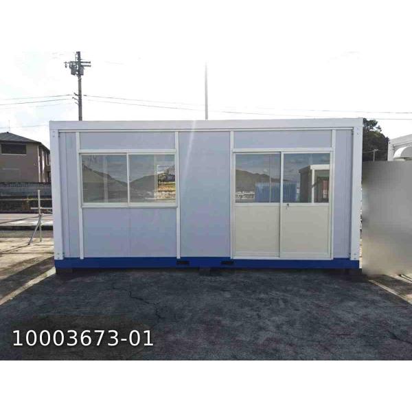 中古ユニットハウス 5.4m 3.8坪 7.5帖 12.4平米 スーパーハウス バイク