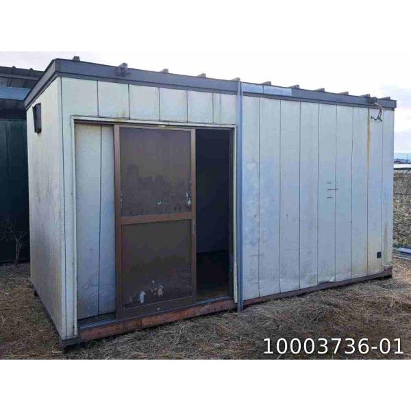 スーパーハウス！　バイクカスタムに倉庫、部屋としてもお使いいただけます！ 中古ユニットハウス 4.5m 2.8坪 5.5畳 9.2平米 スーパーハウス バイク