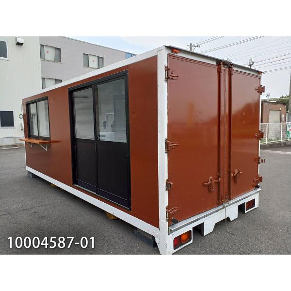 中古ユニットハウス 中古プレハブ 5.8m 店舗用中古トラックコンテナ 