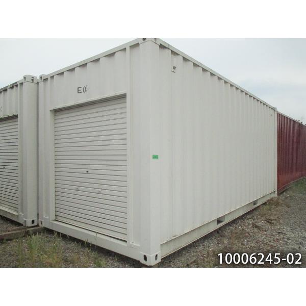 20ftコンテナ 1シャッター 中古 4.4坪 8.8畳 14.6平米 バイクガレージ