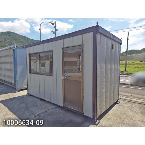 3.7m 2.2坪 ユニットハウス 中古 4.5畳 7.4平米 休憩所 簡易ハウス