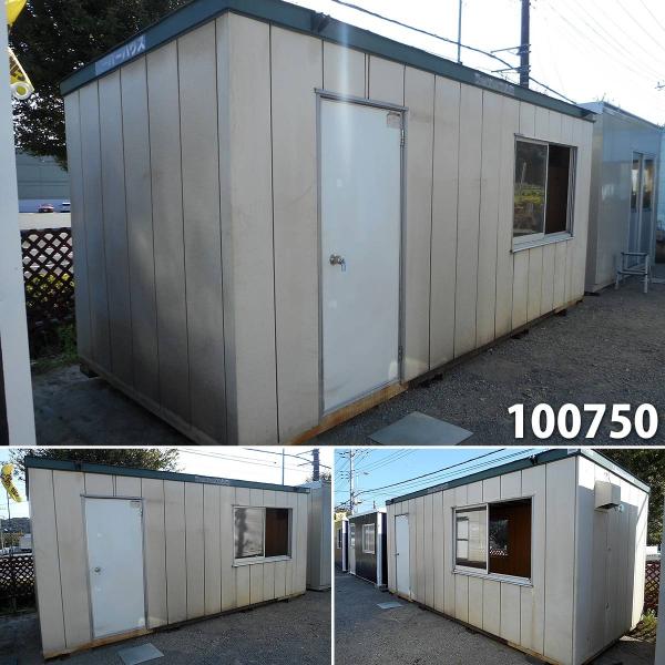 100750 中古 格安現状販売 コンテナ ユニットハウス プレハブ 倉庫