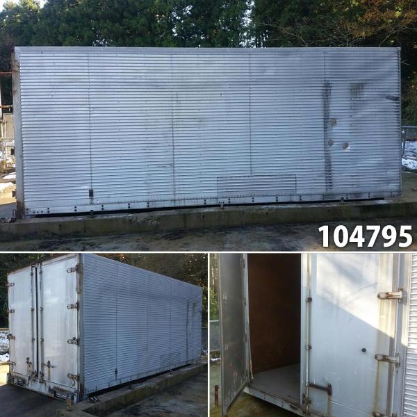 104795 中古 格安現状販売 5.9m トラックコンテナ サイドドア付き