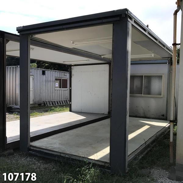 2024春大特価セール！ 格安現状販売 中古 107178 5.4m 訳ありユニットハウス 壁なし その他