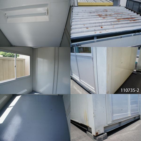 プレハブ販売！業界最安値！ 中古ユニットハウス 中古プレハブ 中古コンテナ 2坪 2.7m 3.9帖 6.5