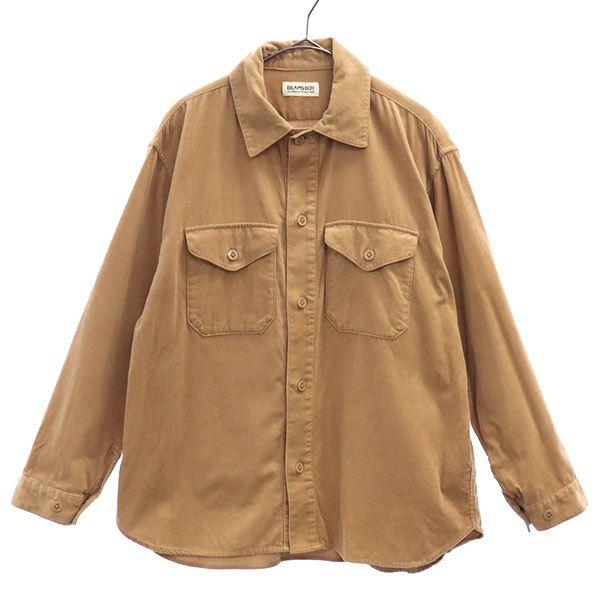 BEAMS BOY ビームスボーイ 長袖 コーデュロイシャツ ピンク レディース 古着 中古