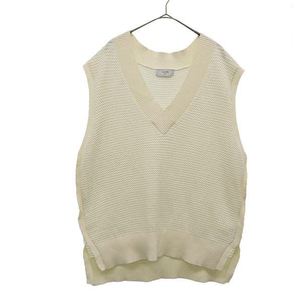 SLOBE IENA スローブイエナ ニットベスト ベージュ レディース 古着 中古