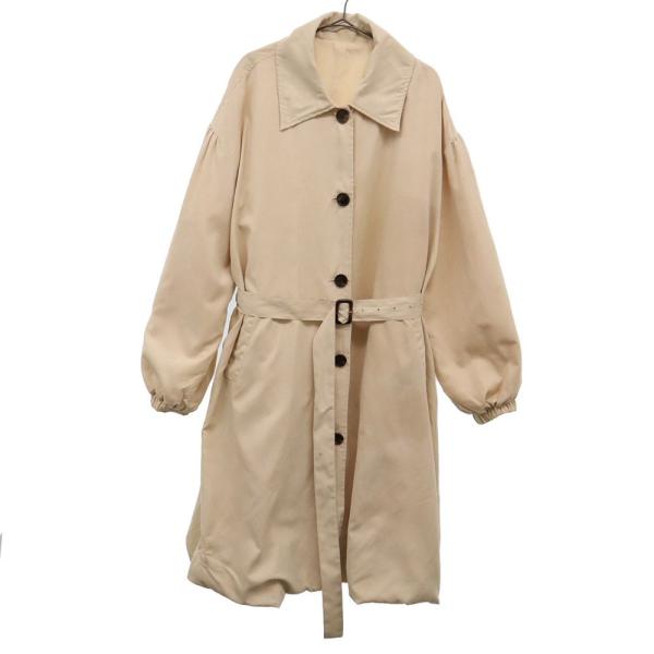 apres jour アプレジュール ステンカラーコート F ベージュ レディース 古着 中古