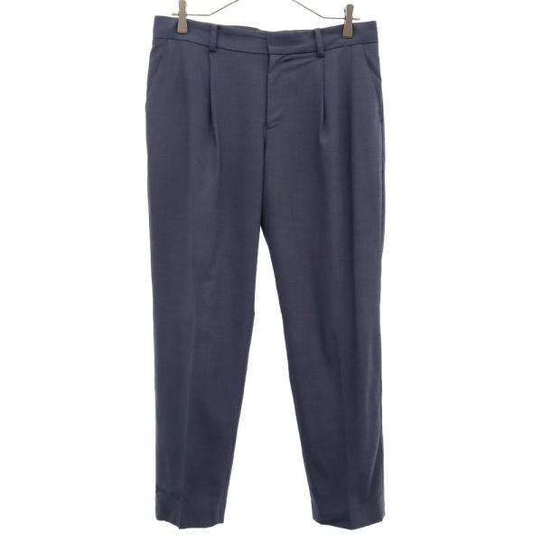 UNITED ARROWS ユナイテッドアローズ タック スラックスパンツ 40 グレー メンズ 古着 中古