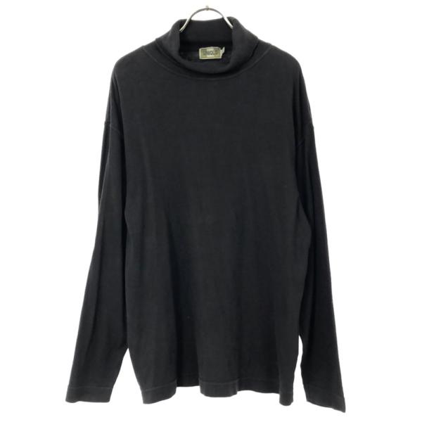 ユニクロ（UNIQLO） 90s 長袖 タートルネック Tシャツ L ブラック ロン
