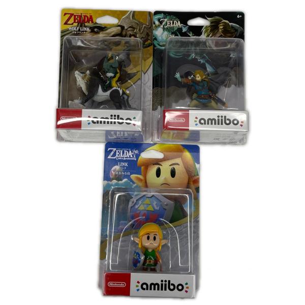 amiibo ゼルダの伝説　フィギュア まとめ売り 未使用 Nintendo amiibo ゼルダの伝説 フィギュア 3点まとめ売り