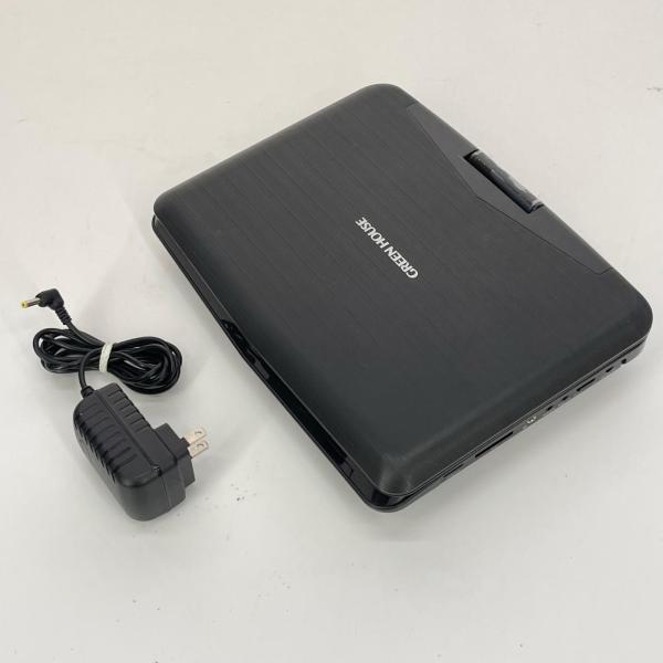 GREEN HOUSE グリーンハウス ポータブルDVDプレーヤー 10TV3PDV-BK