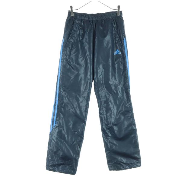 adidas アディダス ワンポイントロゴ ウインドパンツ M ネイビー メンズ 古着 中古