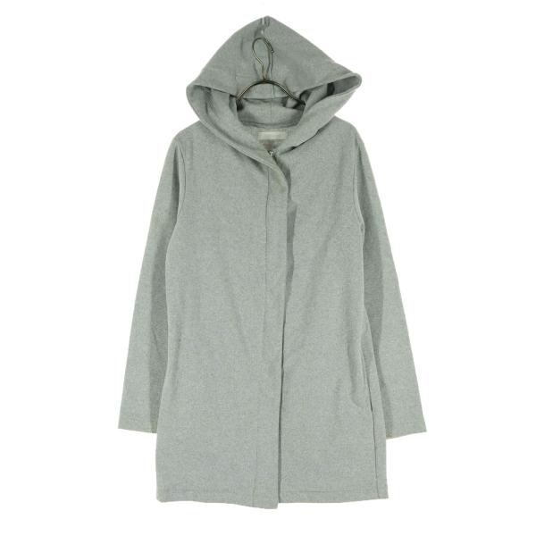 CECIL McBEE セシルマクビー 長袖 ジップ フーディジャケット F グレー レディース 古着 中古