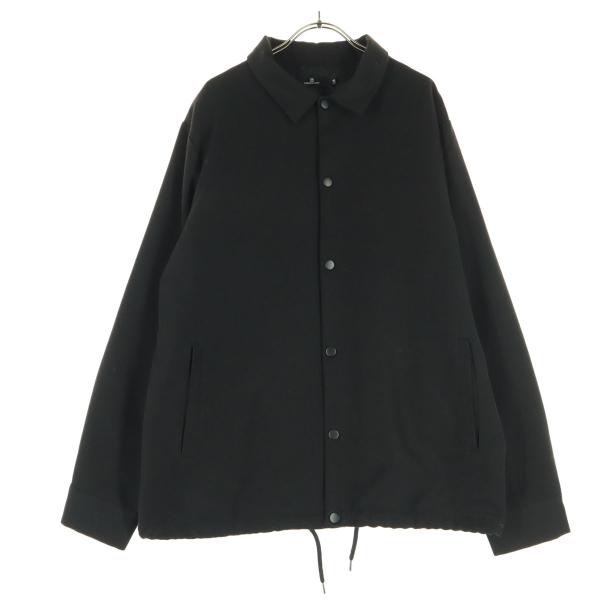 MONO-MART モノマート 長袖 コーチジャケット XL ブラック メンズ 古着 中古