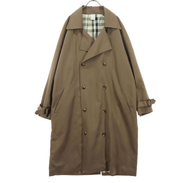 CASPER JOHN キャスパージョン トレンチコート S ブラウン メンズ 古着 中古