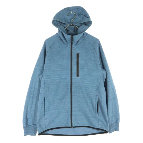 UNIQLO ユニクロ 長袖 ジップパーカー M ブルー メンズ 古着 中古