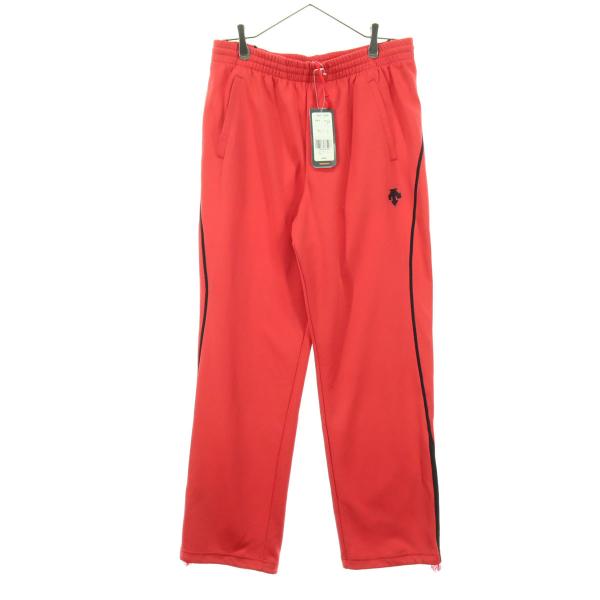 DESCENTE デサント トラックパンツ L レッド メンズ 古着 中古