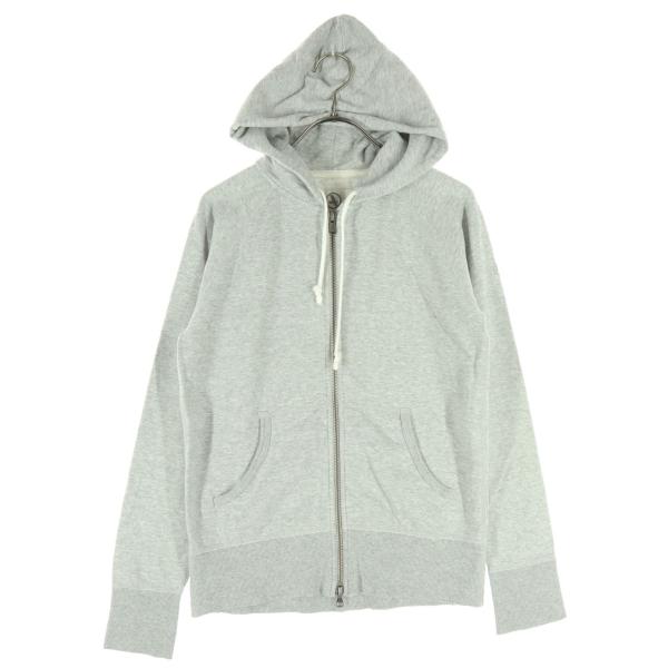 AIGLE エーグル 長袖 ジップパーカー M グレー レディース 古着 中古