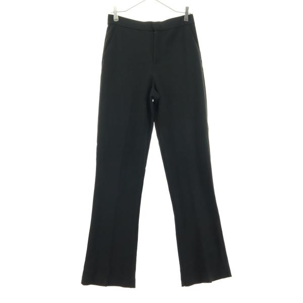 ZARA ザラ スラックスパンツ M ブラック スリット メンズ 古着 中古