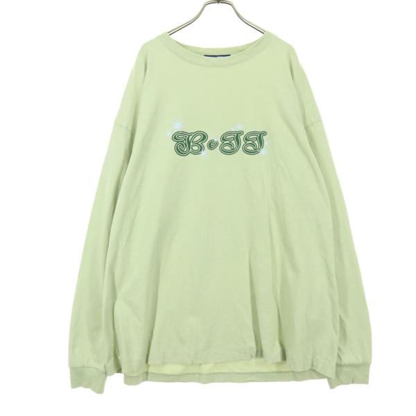 BoTT（ボット） BOTTO バックプリント 長袖 Tシャツ XXL ピスタチオ