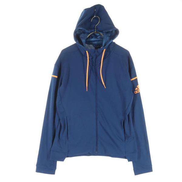 adidas（アディダス） ワンポイントロゴ 長袖 ジップパーカー OT 