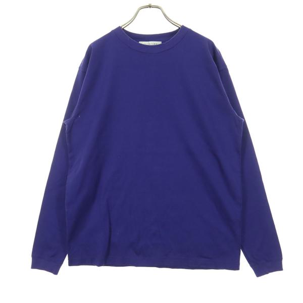 ESTNATION エストネーション 日本製 長袖 Tシャツ M ネイビー ロンT メンズ 古着 中古