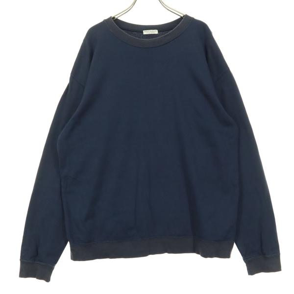 BEAUTY＆YOUTH ビューティーアンドユース 長袖 クルーネック スウェット LL ネイビー UNITED ARROWS レディース 古着 中古