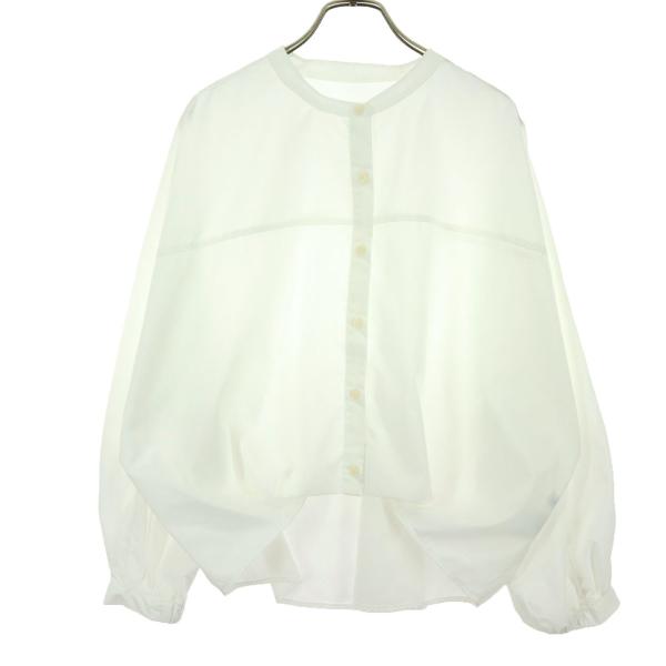 Sonny Label サニーレーベル 長袖 ノーカラーシャツ F アイボリー URBAN RESEARCH アーバンリサーチ レディース 古着 中古