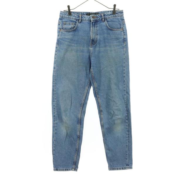 ZARA（ザラ） ジップフライ スリムデニムパンツ 36 ライトブルー