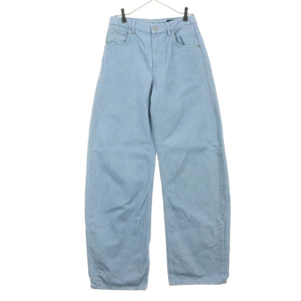 【新品未使用】ZARA ヴィンテージウォッシュデニム 34 ZARA（ザラ） 美品 デニムパンツ 34 ライトブルー メンズ 古着 中古