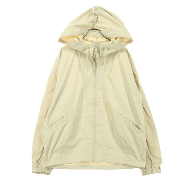 UNIQLO U ユニクロユー 長袖 ジップジャケット M ベージュ フーディー メンズ 古着 中古