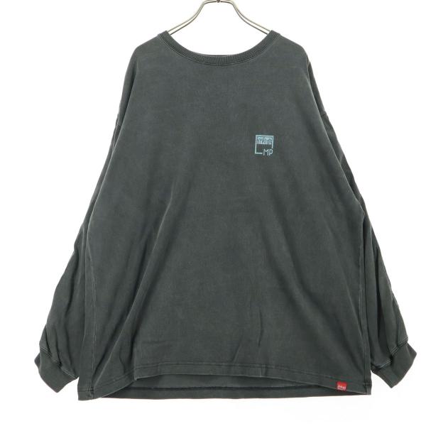 Manhattan Portage マンハッタンポーテージ バックプリント 長袖 トレーナー L グレー スウェット メンズ 古着 中古
