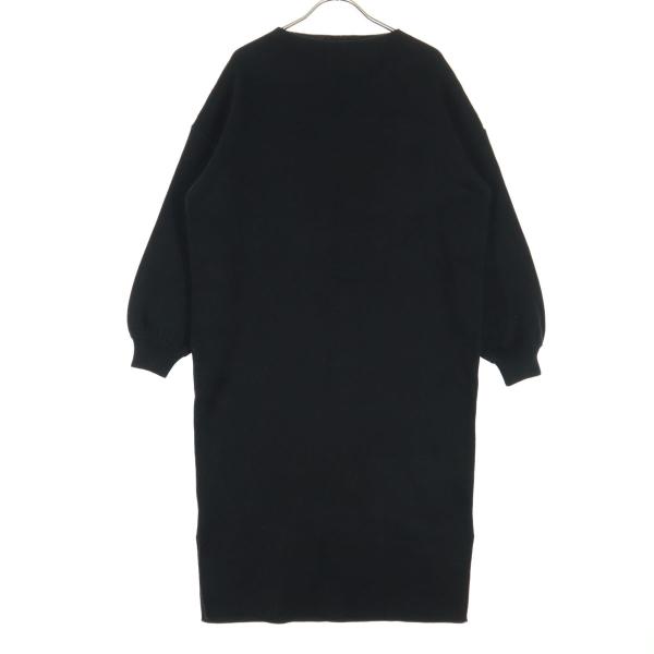 美品 AZUL by moussy アズールバイマウジー 長袖 ワンピース S ブラック レディース 古着 中古