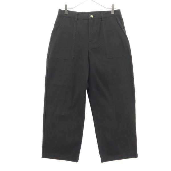 ZARA ザラ ワークパンツ 36 ブラック フラップポケット メンズ 古着 中古