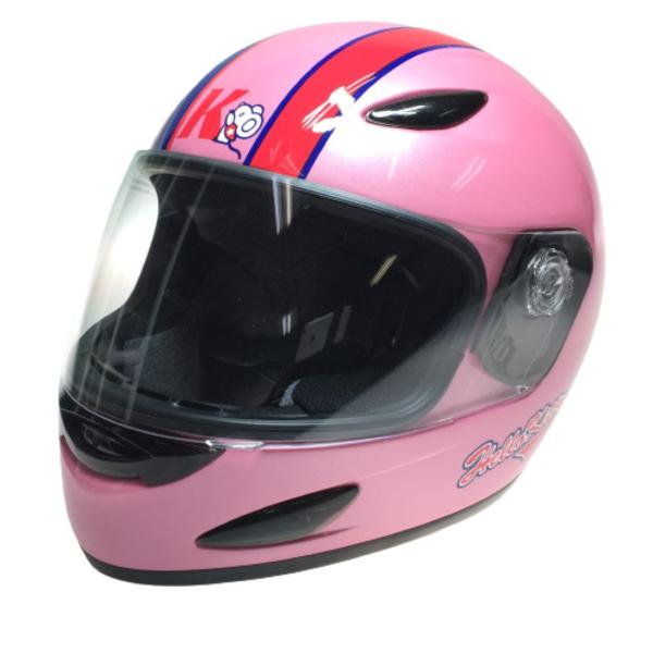 ハローキティ ヘルメット ピンク/マットブラック原付可愛いハーフヘルメット新品 ハローキティ ヘルメット ピンク/マットブラック原付可愛い