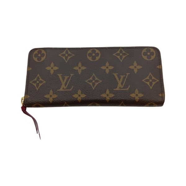 LOUIS VUITTON ルイヴィトン モノグラム ポルトフォイユ・クレマンス 長財布 M60742 フューシャ x ブラウン LOUIS VUITTON（ルイ・ヴィトン） モノグラム ポルトフォイユ