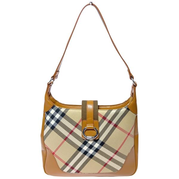 BURBERRY（バーバリー） ノバチェック ワンショルダーバッグ キャメル 