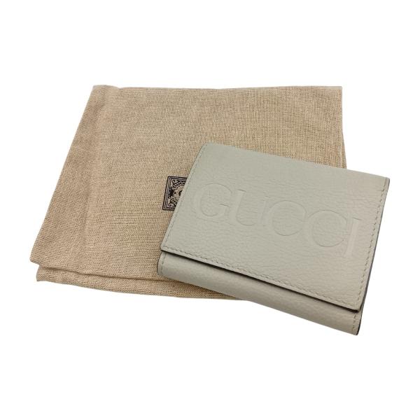 GUCCI（グッチ） エンボスロゴ ミニウォレット 3つ折り財布 731694 