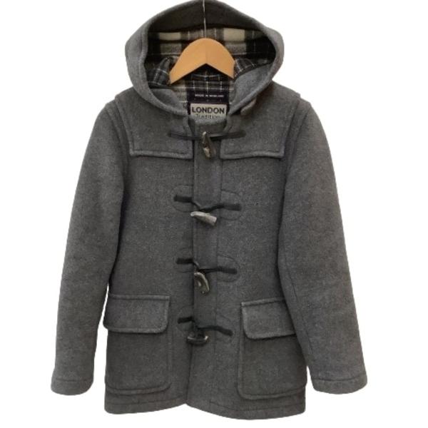 LONDON Tradition ロンドントラディション レディース ダッフルコート SIZE 34 グレー